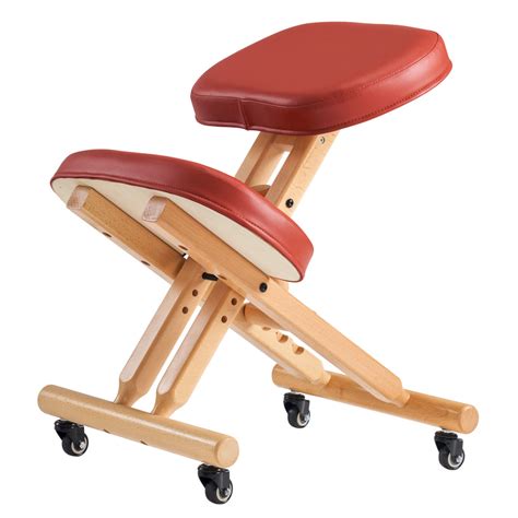 Master Massage Ergonomic Wooden Foldable Kneeling Chair For Office Wo Master Massage Equipments