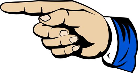 Onlinelabels Clip Art Pointing Finger 5