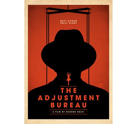 Alternative Movie Poster for The Adjustment Bureau by Matt Needle