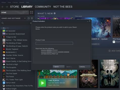 How To Redeem A Product Code On Steam