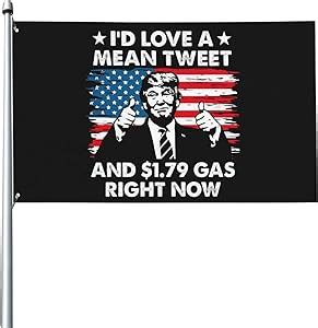 Amazon Make Gas Price Great Cheap Again Flag Anti Biden Flag Fuck Biden Flag X FT Home