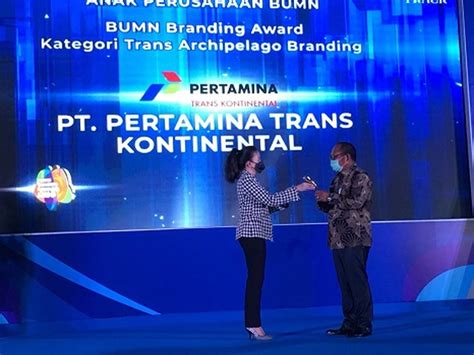 Pertamina Trans Kontinental Raih Penghargaan Bumn Branding