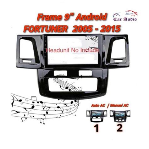 Frame Fortuner Hilux Head Unit Android 9 Inch FORTUNER Lazada Indonesia