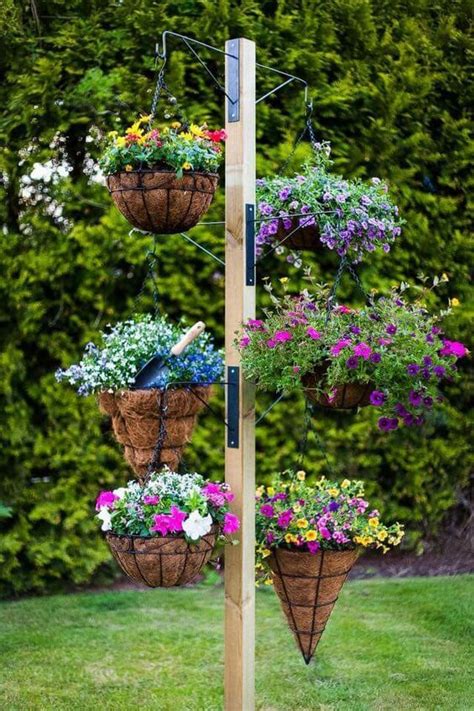 Top Super Hanging Flower Basket Ideas Jardines Colgantes Jardines