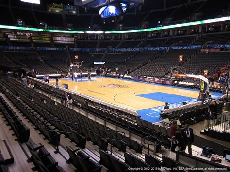 Chesapeake Energy Arena Section 103 Oklahoma City Thunder