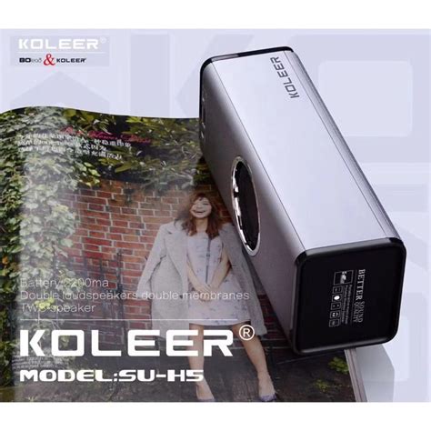 [ของแท้ 100%] ลำโพงบลูทูธ Mini KOLEER ลำโพงไร้สาย รุ่น SU-H5 | Shopee ...