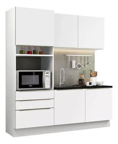 Mueble De Cocina Compacto Y Encimera Madesa Lux 5 Puertas Color