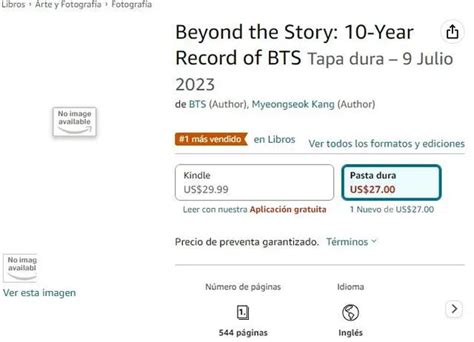 BTS Publica Libro Oficial Beyond The Story 10 Year Record Of Bts