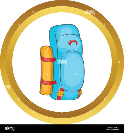 Tourist Backpack Vector Icon Stock Vector Image Art Alamy