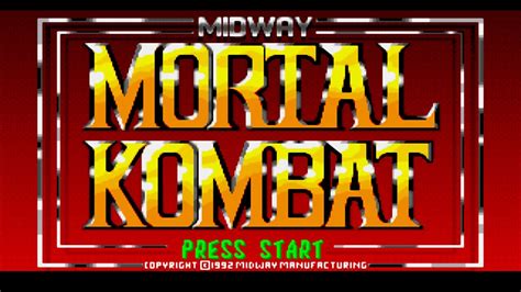 Mortal Kombat 1992 Longplay Sega Genesis Non Commentary 4k Youtube