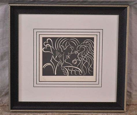 Small Signed Limited Edition Framed Print The Kiss By Henri Matisse