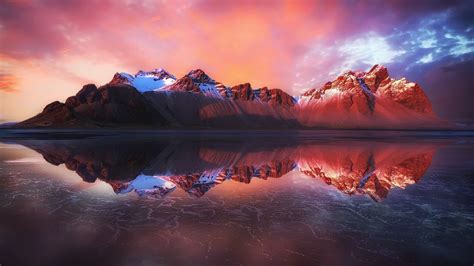 2048x1152 Reflection Nature Mountains Hd Earth Coolwallpapers Me