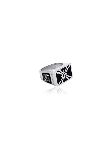 Assyrian Flag Lamassu Silver Ring Etsy