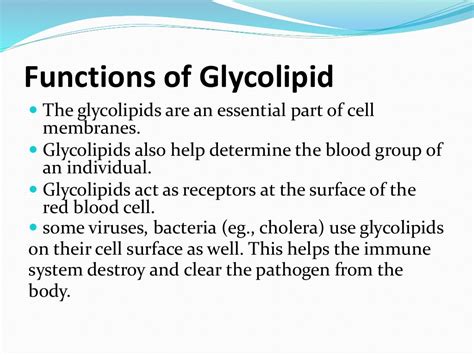 Glycolipid ppt