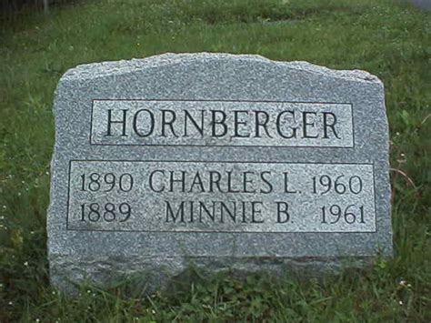 Minnie Bertha Gable Hornberger M Morial Find A Grave