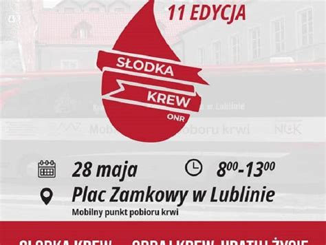 Słodka Krew oddaj krew uratuj życie