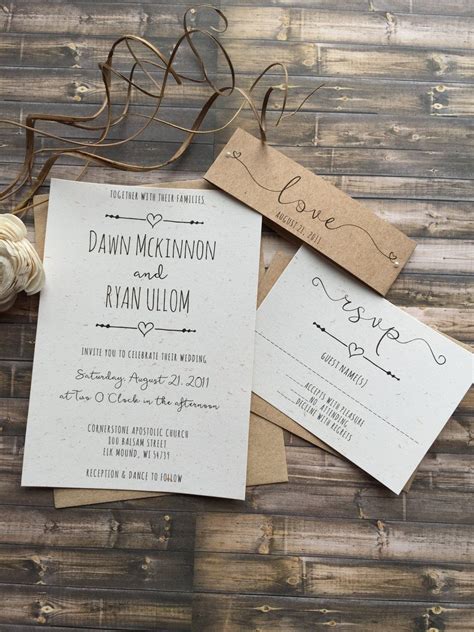 Rustic Barn Wedding Invitations Jenniemarieweddings