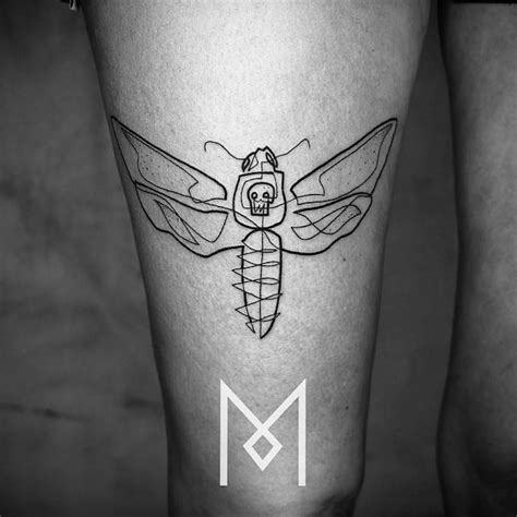 Linear Tattoos By Mo Ganji Mo Ganji Line Tattoos Continuous Line Tattoo