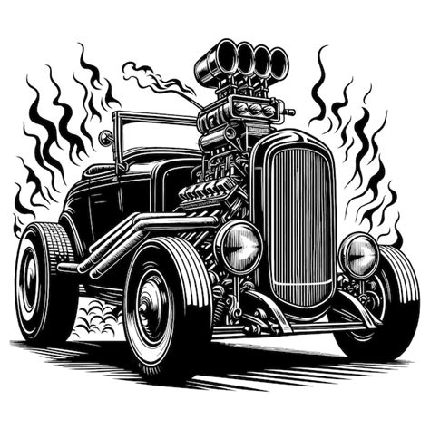 Fichier Vectoriel De Hot Rodvecteur De Hot Rod Clipartusa Vecteur De Hot Rodvecteur Américain De