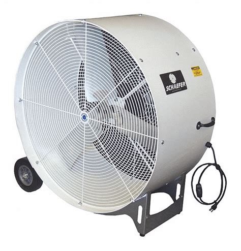 Schaefer In Blade Dia Speeds Standard Duty Industrial Fan