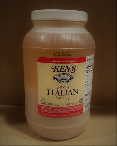 Ken S Zesty Italian Dressing 4 1gl Colony Foods