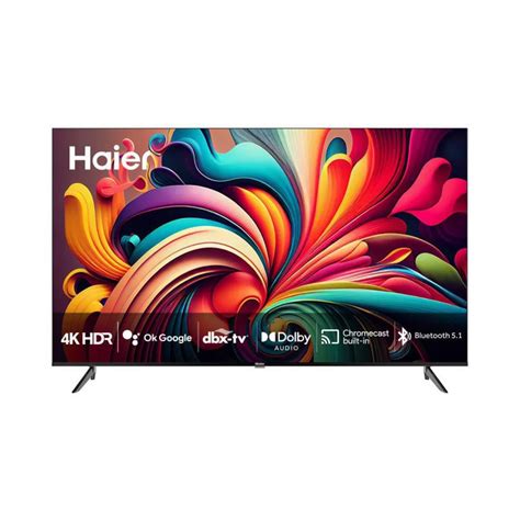 Haier 55" HQLED TV / 4K / Google Tv / Smart / HDR / Bluetooth Remote ...