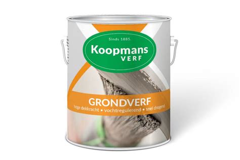 Koopmans Grondverf 305 Donkergrijs 2 5 Liter Hevutools Nl