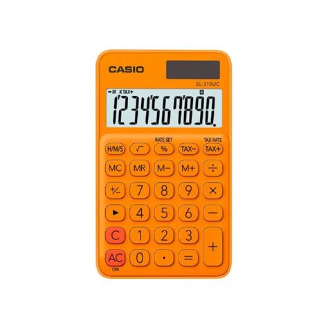 Promo Casio Colorful Calculator Sl 310uc Orange Jakarta Pusat Casio