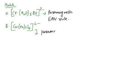 ⏩solved Match The Column Numerade