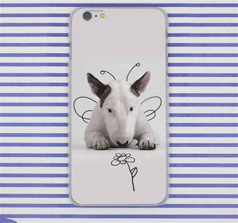 Bull Terrier Bubble Bee Protective Phone Case For Apple Iphone 8 7 6 6s