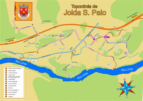 Mapa E Topon Mia Junta De Freguesia De Jolda S Paio