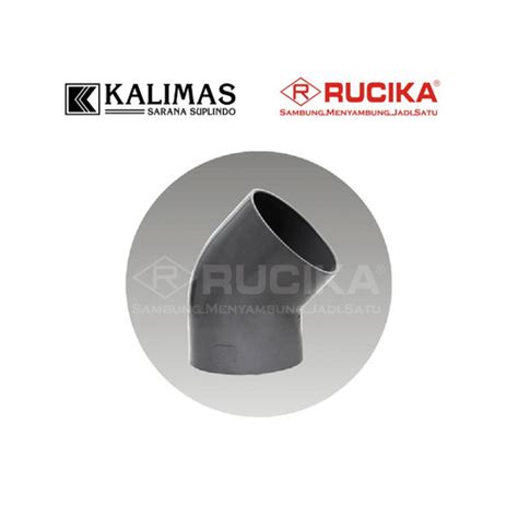 Jual Elbow Knie PVC AW RUCIKA D 4 X 45 Deg Jakarta Pusat