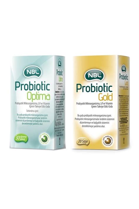 NBL Probiotic Gold 20 Saşe Probiotic Optima 30 Tablet Fiyatı