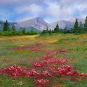 Southwest Floral Landscape Painting By Judy Filarecki Fine Art America