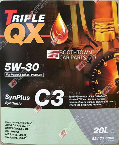 Triple Qx Synplus W C Fully Synthetic Car Engine Oil Litres Low