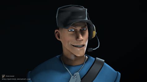 Sfm Poster Meet The Scout Blu By Patrickjr On Deviantart