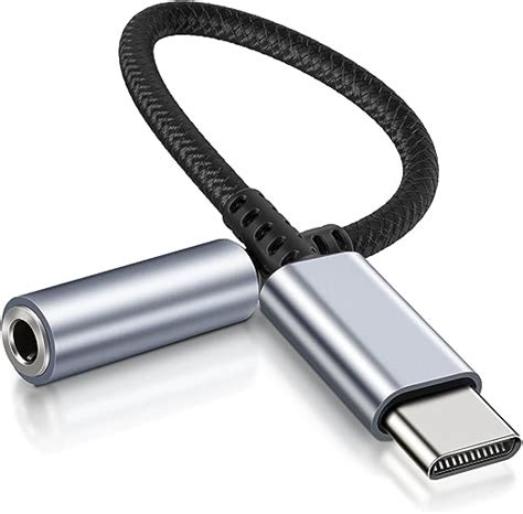 Esiposs Adapter Usb C Auf Klinke Usb C Auf 3 5mm Klinke Adapter Usb C Aux Adapter Kopfhörer