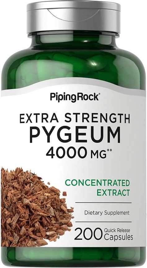 Amazon Piping Rock Pygeum Supplement Mg Capsules