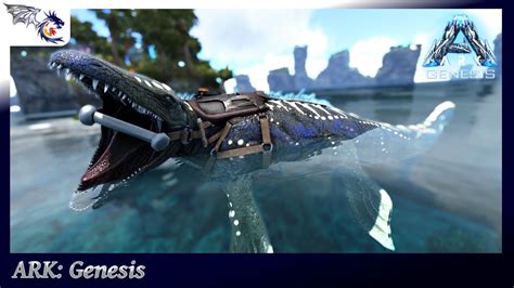 Trapping And Taming An X Mosasaurus Ark Genesis S2e14 Youtube