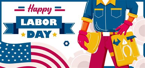 Happy Labor Day Banner 10577732 Vector Art at Vecteezy