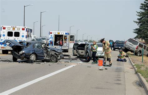 Update Five Car Crash On U S 287 In North Loveland Sends 4 To