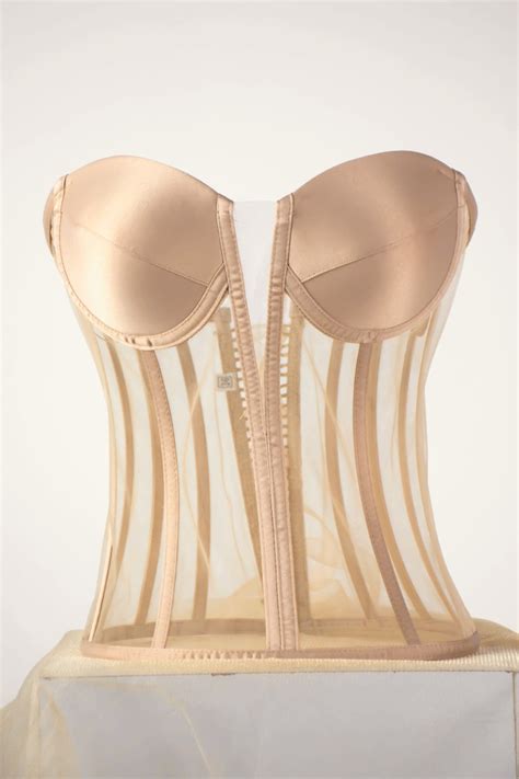 Transparent Corset Nude Corset Beige Corset Corset Underbust Corset Etsy