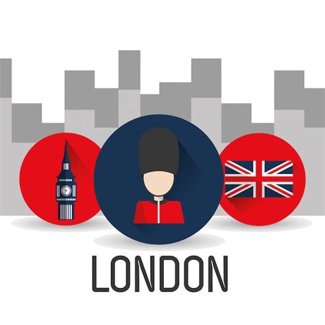 Premium Vector | London landmarks design