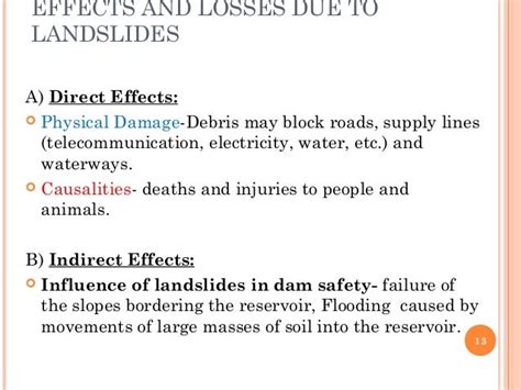 ️ Major effects of landslides. Sliding Science: How Are Landslides ...