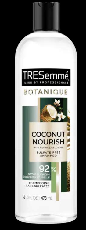 Tresemme Botanique Coconut Nourish Sulfate Free Shampoo For Damaged