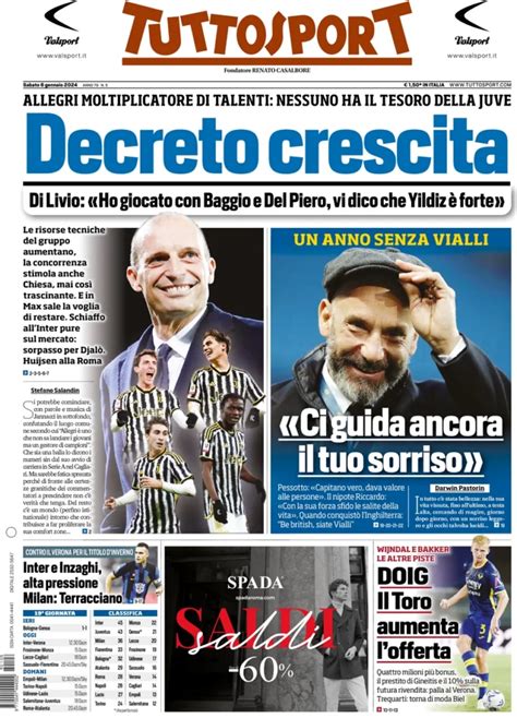 Milan Le Prime Pagine Dei Quotidiani Sportivi Di Oggi Gennaio