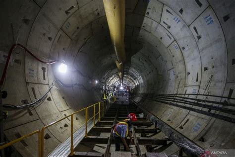 Perkembangan Proyek MRT Fase 2A Stasiun Bundaran HI Dan Thamrin Sudah