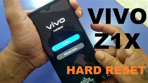 How To Hard Reset Vivo Z1X Vivo 1917 Without Pc 2022 YouTube