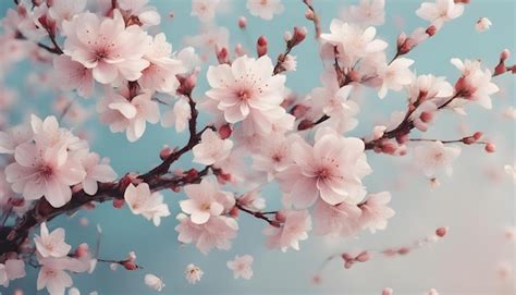 A Painting Of A Cherry Blossom Tree With The Words Cherry Blossom On It