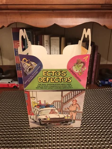 Vintage Rare Mcdonalds The Real Ghostbusters Headquarters Happy